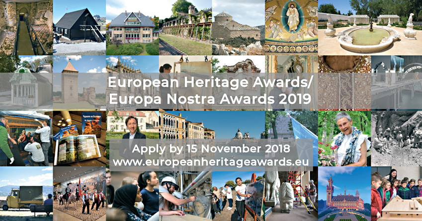 Call for Entries: 2019 European Heritage Awards / Europa Nostra Awards