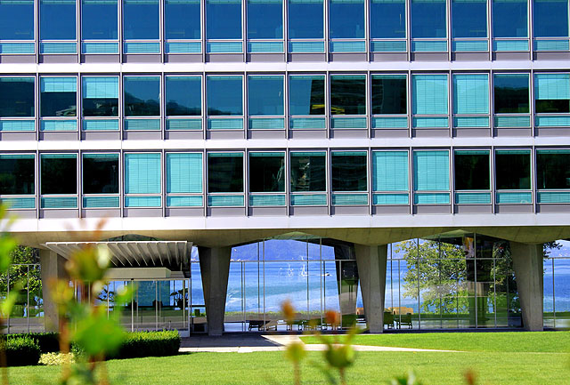Suisse, canton de Vaud, Vevey, Bâtiment administratif et Archives Historiques de Nestlé SA.