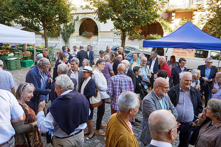 Impressions de la présentation du livre à Estavayer