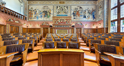 Basel Rathaus Grossratssaal