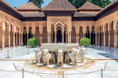 Der Löwenbrunnen in der Alhambra. Foto z.V.g.