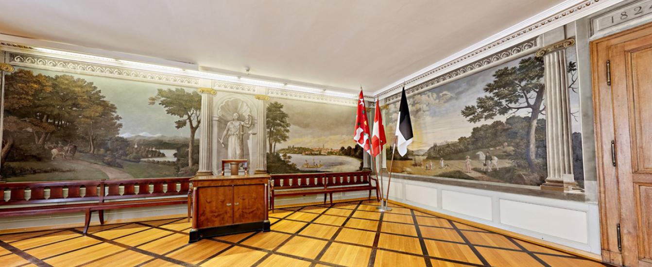 La grenette, salle du Conseil général, Estavayer-le-Lac