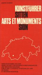 Cover Kunstführer Sitten/Arts et monuments Sion